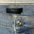 Amiri Plain Light Blue Denim Jeans Sz 36