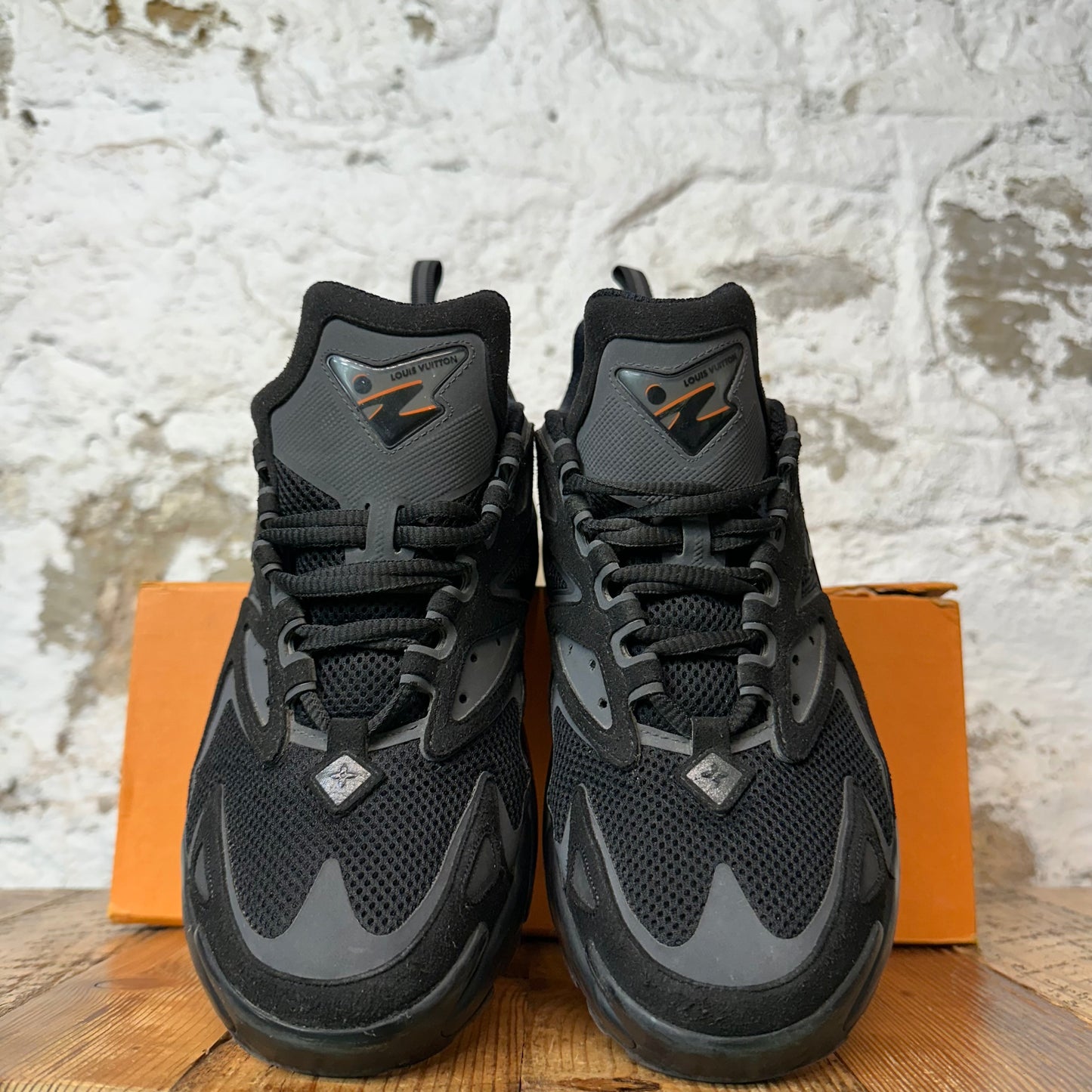 Louis Vuitton Triple Black Tactical Sneaker Sz 8.5 (7LV)