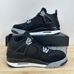 Air Jordan 4 Black Canvas Sz 5Y