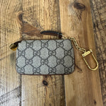 Gucci Brown Monogram Coin Pouch