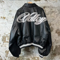 Vale Dreams Black Leather Coach Jacket Sz L
