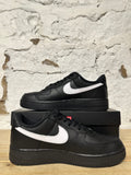 Nike Air Force 1 Low Supreme Black White Sz 10.5
