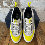 Dior B22 Gray White Yellow Sneaker Sz 12 (45)