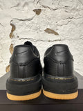 Nike Air Force 1 Low Luxe Black Gum Sz 9 DS