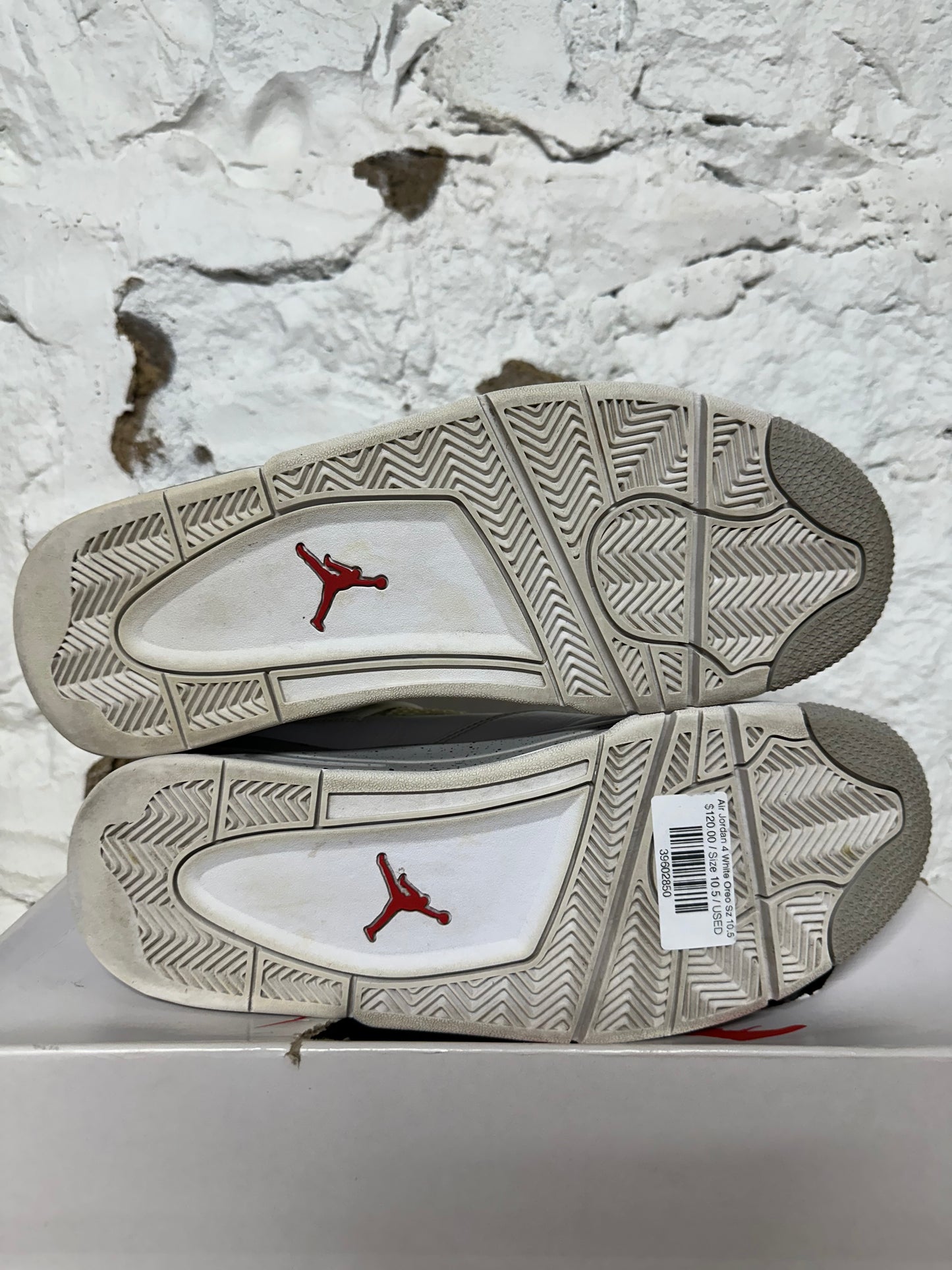 Air Jordan 4 White Oreo Sz 10.5