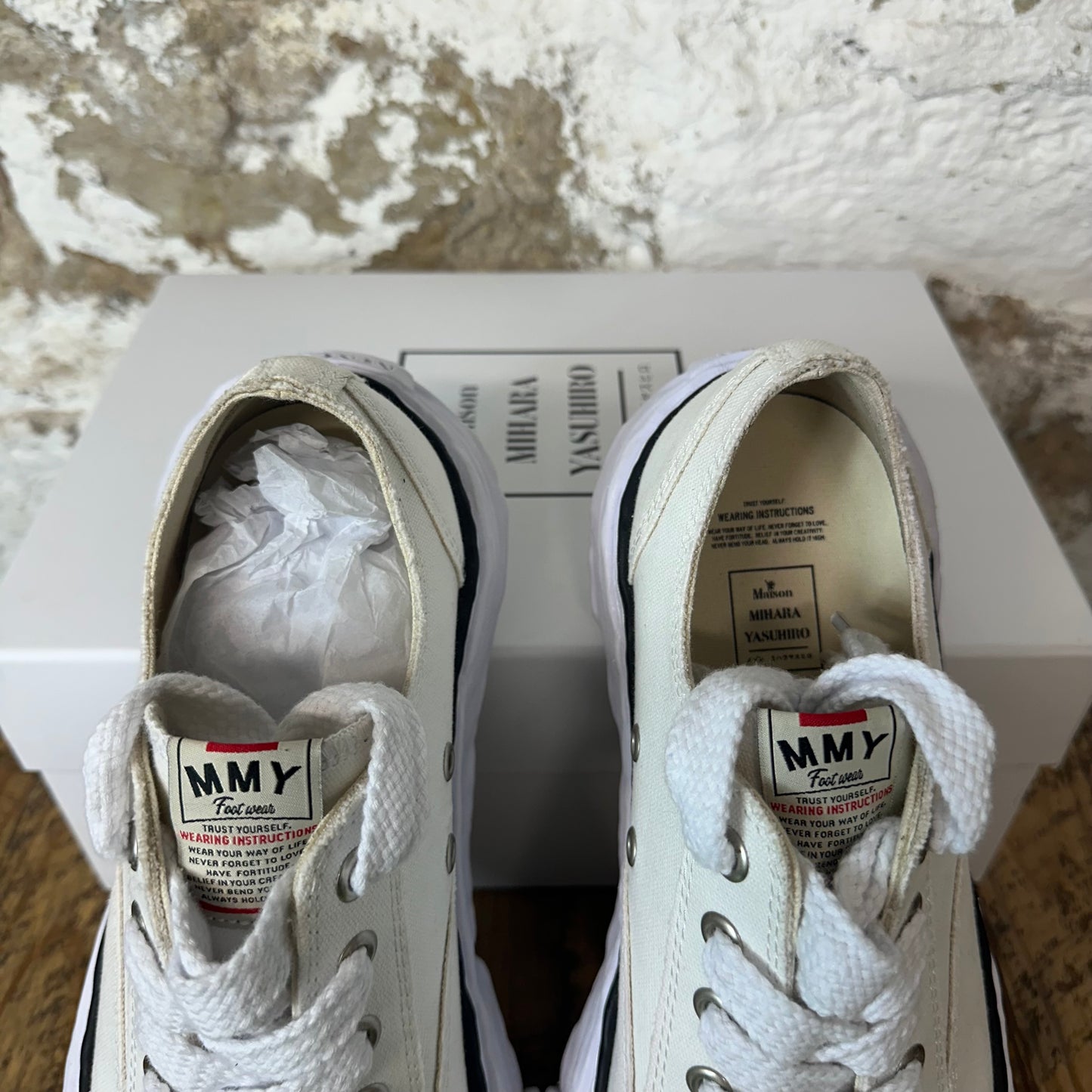 Maison Mihara Triple White Peterson 23 Sneaker Sz 11 (44)
