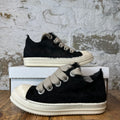 Rick Owens Jumbo Lace Pony Hair Black Milk Sneaker Sz 9 (42)