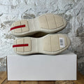 Prada Americas Cup Beige Suede Sneaker Sz 7