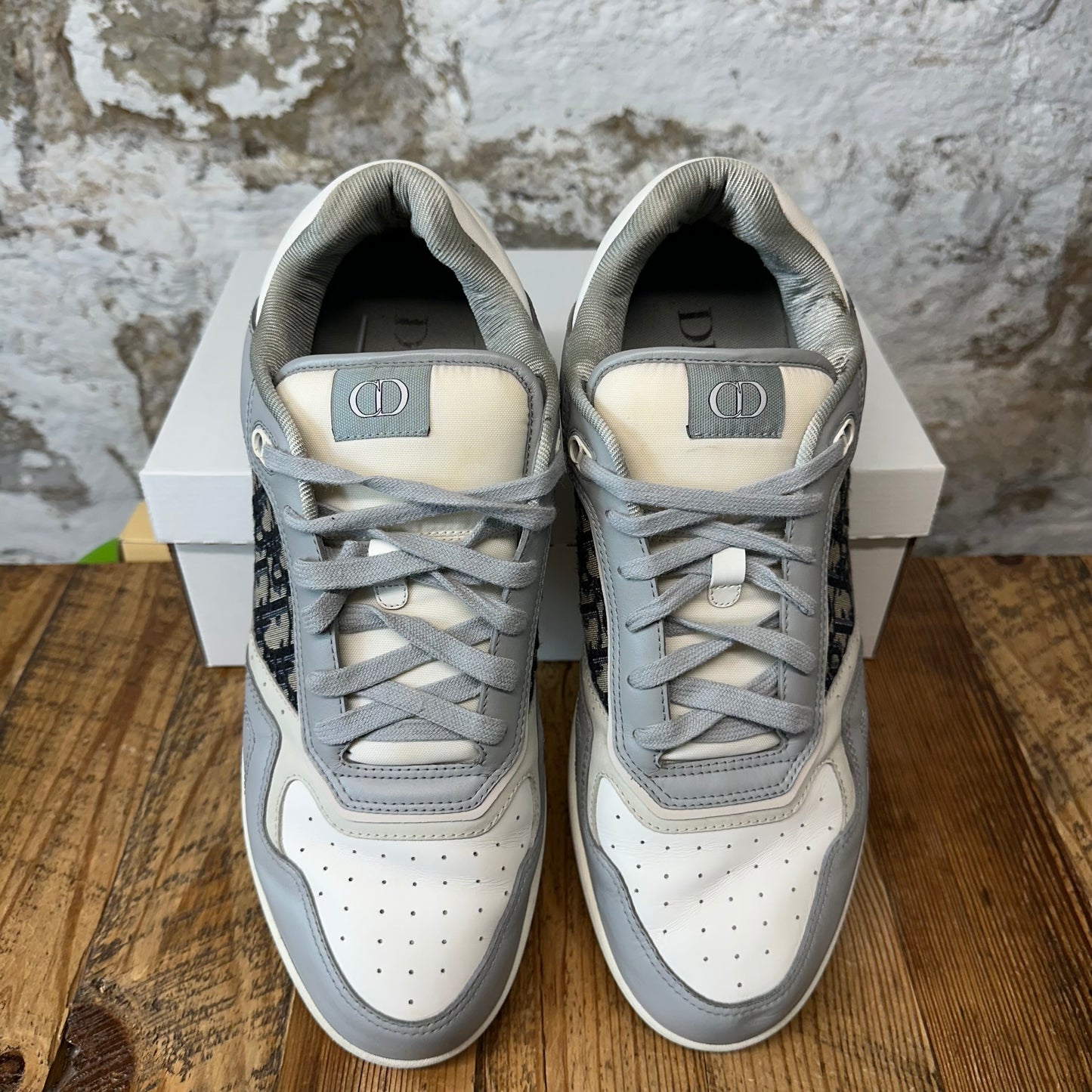 Dior B27 Oblique Grey White Sneaker Sz 16 (49)
