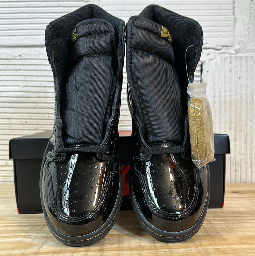 Air Jordan 1 High Black Metallic Gold (2020) Sz 9 DS