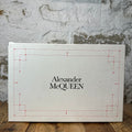Alexander McQueen Grey Croc Suede Tab White Sneaker Sz 8 (41)