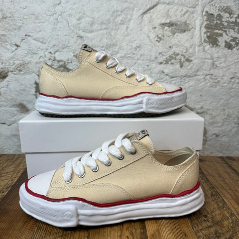 Maison Mihara White Tan Shell Toe Sneaker Sz 11 (44)