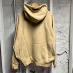 Essentials Center Spellout Hoodie Tan Sz M