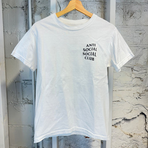 ASSC White Black Classic T-Shirt Sz S