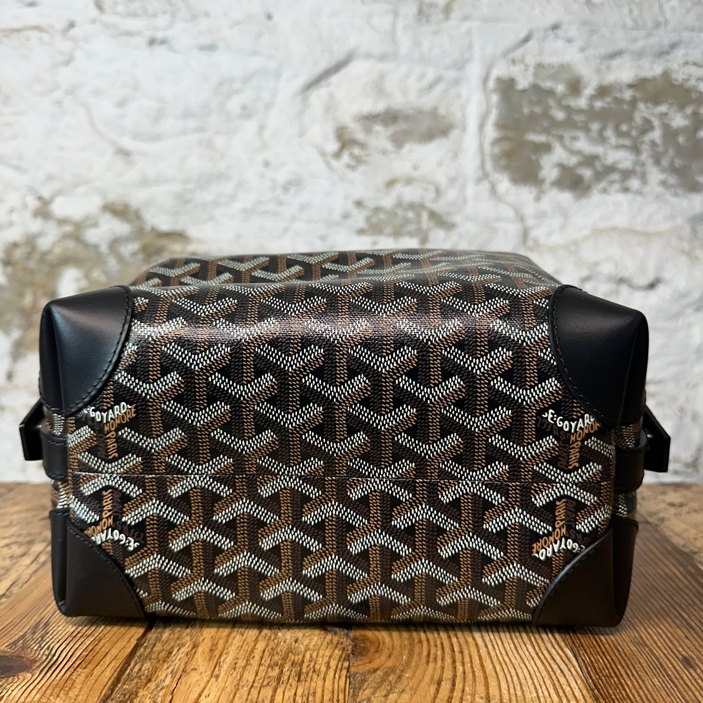 Goyard Boeing 25 Brown Monogram Toiletry Bag