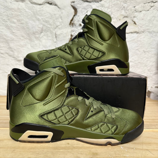 Air jordan 6 Pinnacle Flight Jacket Sz 9.5