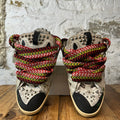 Lanvin Curb Multicolor Lace Grey Grafitti Sneaker Sz 10 (43)