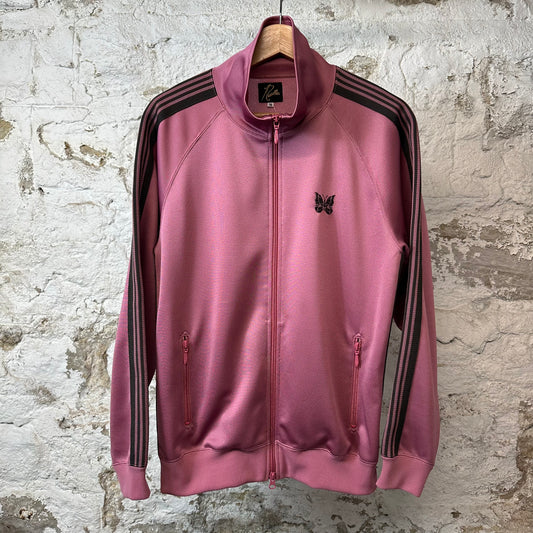 Needles Pink Black Track Jacket Sz M
