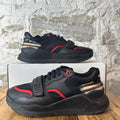 Burberry Ramsey Black Red Sneaker Sz 10 (43)
