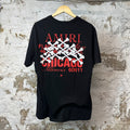 Amiri Chicago Flagship Bones T-shirt Black Sz L