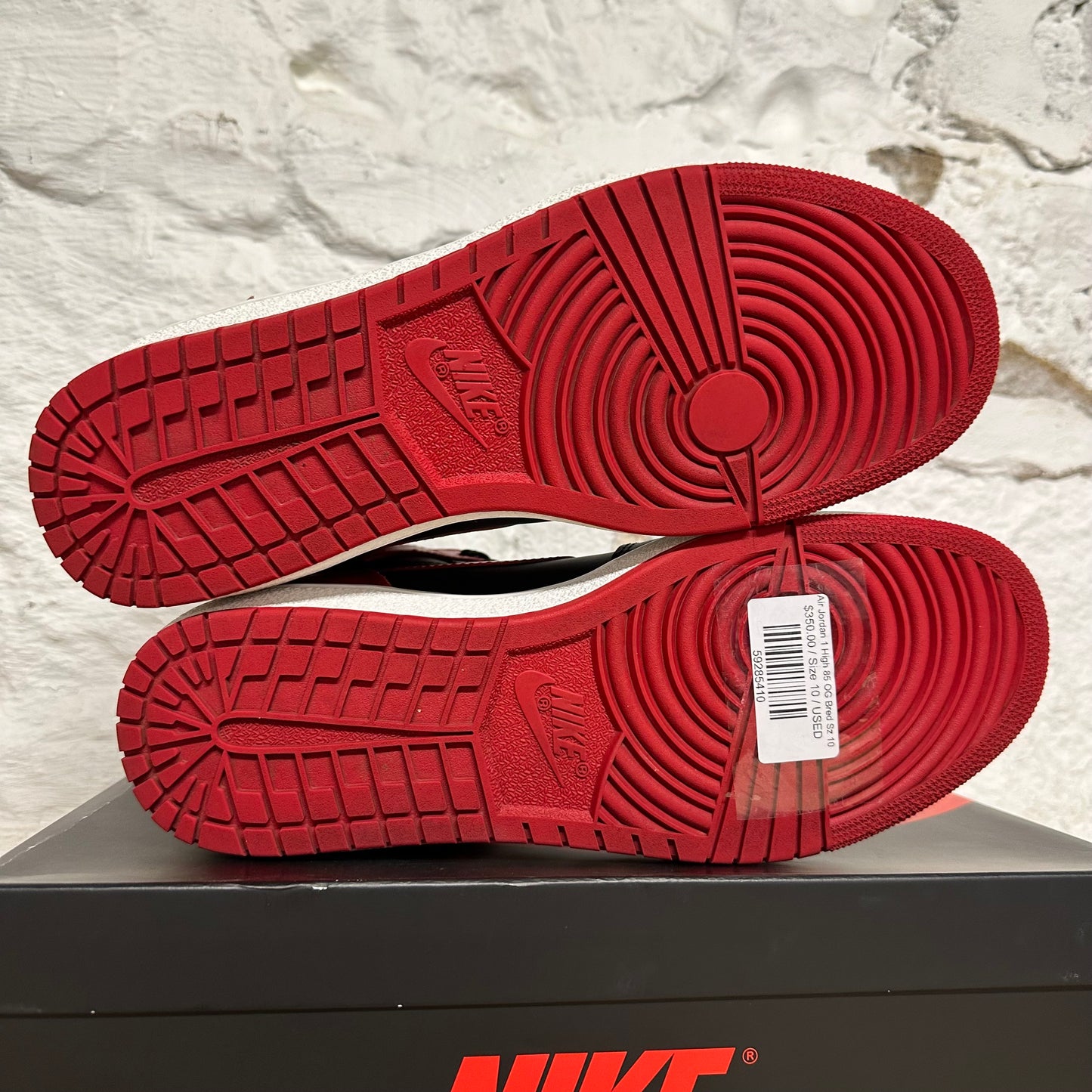 Air Jordan 1 High '85 OG Bred Sz 10