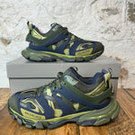 Balenciaga Track Runner Green Navy Sz 12 (45) DS