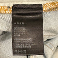 Amiri MX1 Light Camo Light Blue Denim Jeans Sz 36 (Tailored Short)