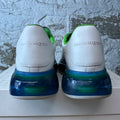 ALexander Mcqueen White Blue Green Bubble Sneaker Sz 11 (44)
