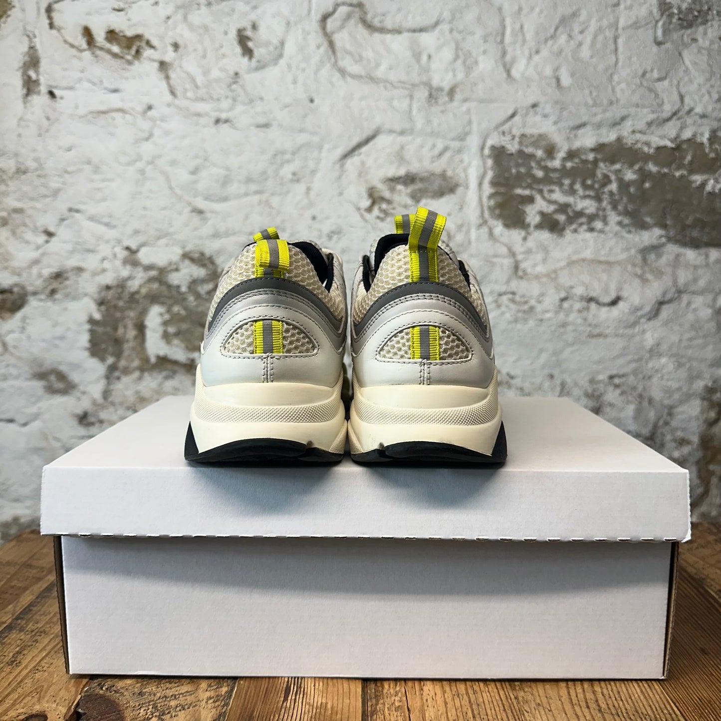 Dior B22 Grey Yellow White Sneaker Sz 8 (41)