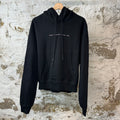 Off White Paint Swirls Hoodie Black Sz M