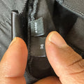 Amiri Plain Black Denim Jeans Sz 36