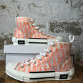 Dior B23 High Peach Oblique White Sneaker Sz 10 (43)