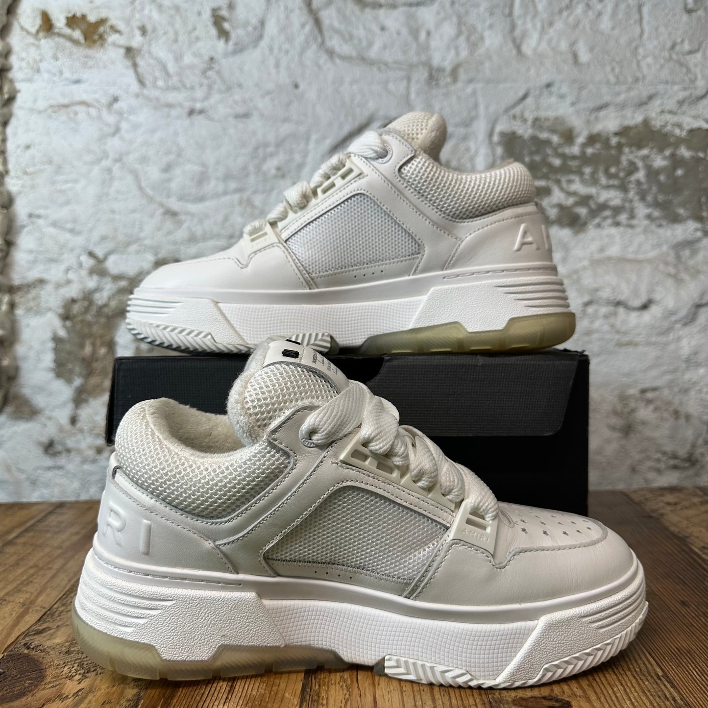 Amiri MA-1 Triple White Sneaker Sz 8 (41)