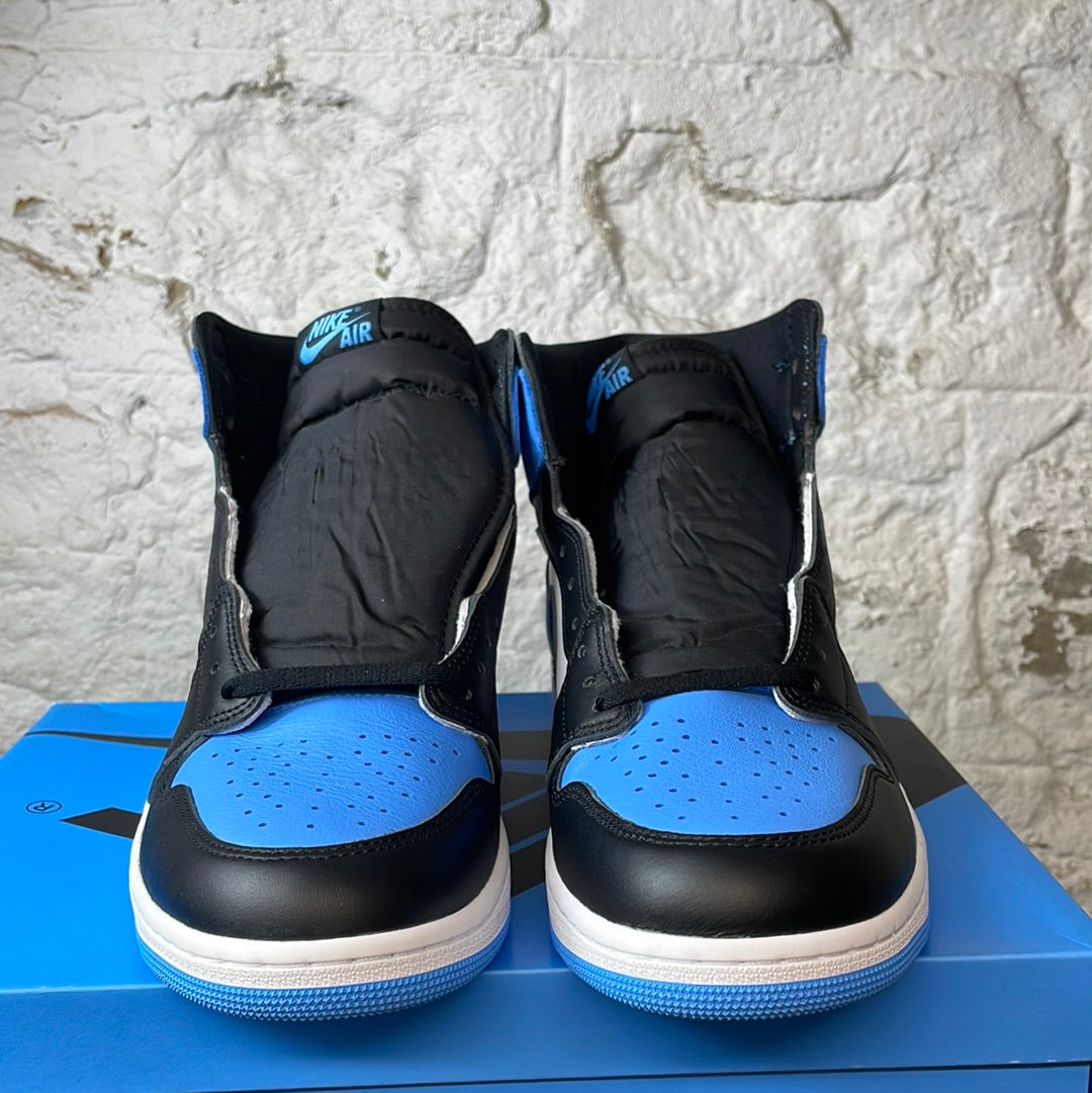 Air Jordan 1 Blue UNC Toe Sz 12 DS