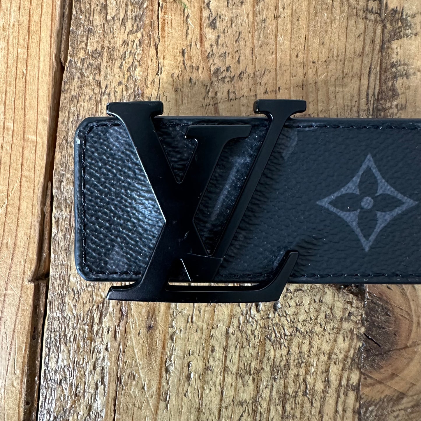 Louis Vuitton Graphite Monogram Belt Sz (90/36)