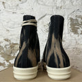 Rick Owens High Black Terra Milk Sneaker Sz 11 (44) DS