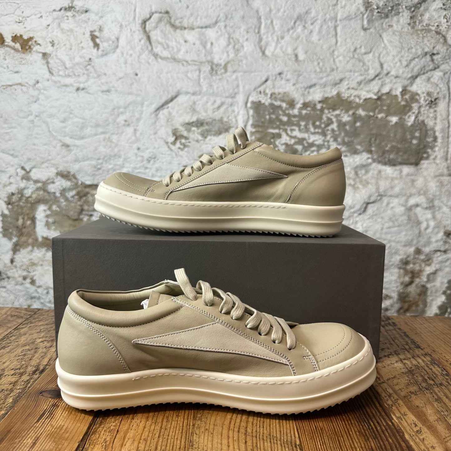 Rick Owens Vintage Sand Milk Sneaker DS