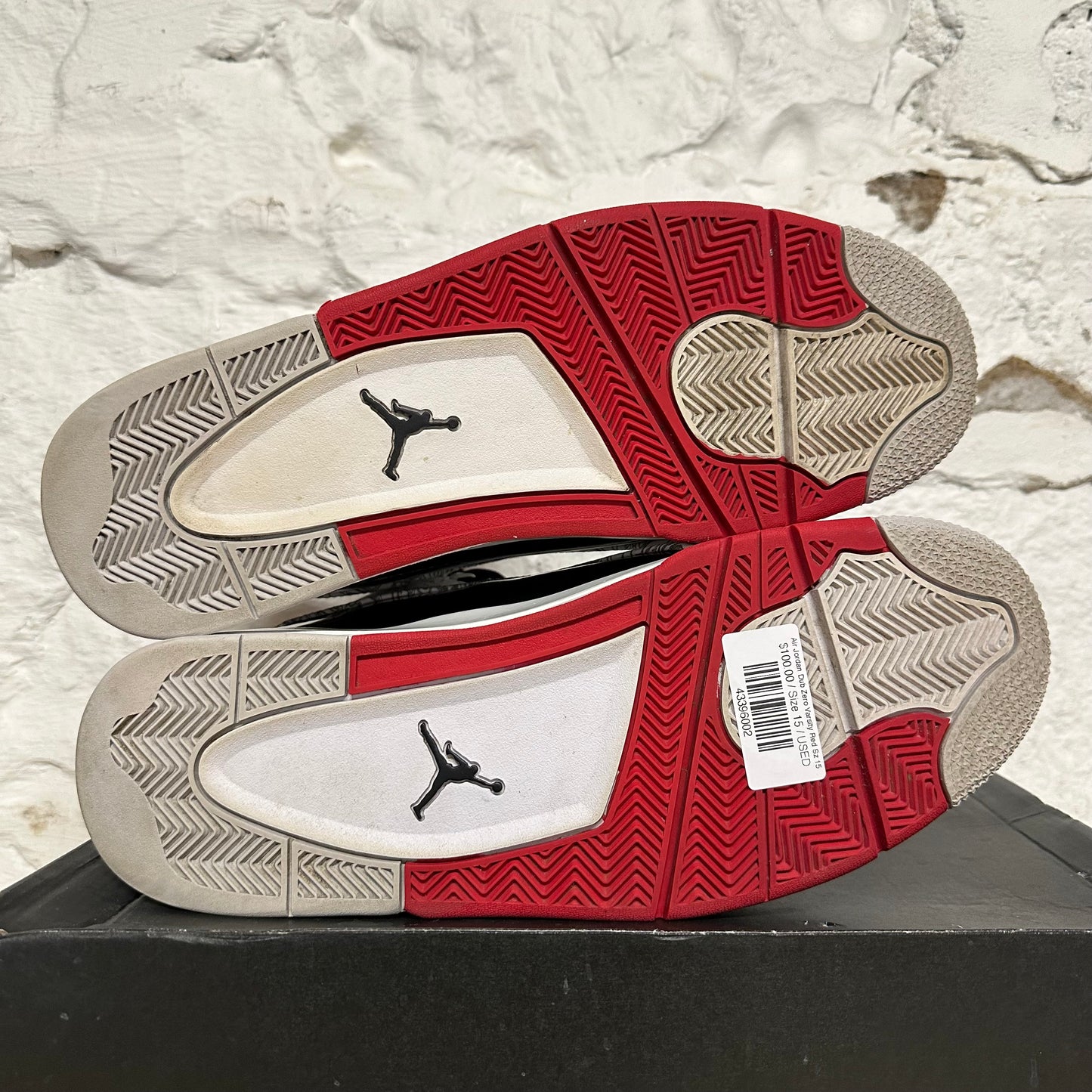 Air Jordan Dub Zero Varsity Red Sz 15