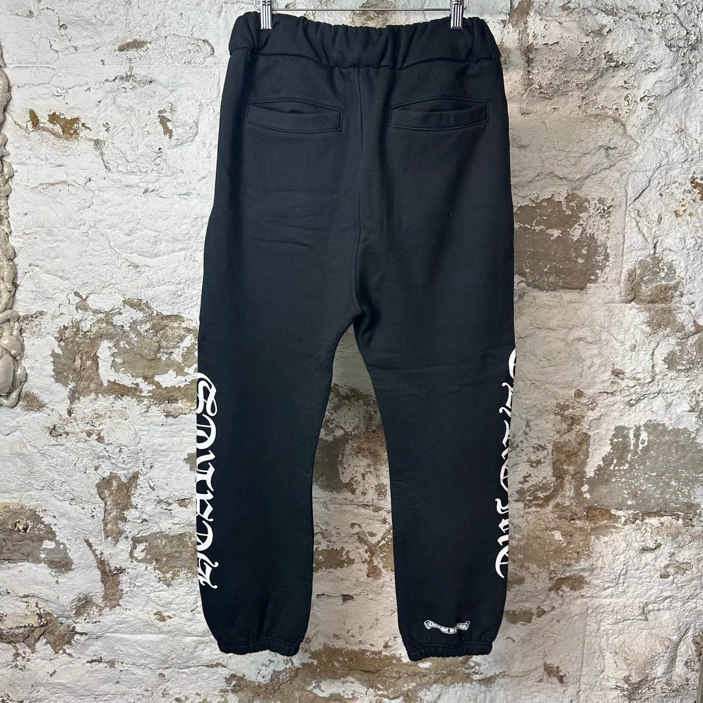 Chrome Hearts Horseshoe Logo Sweatpants Black Sz S