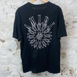 Amiri Flower Black T-Shirt Sz M