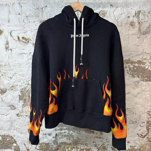 Palm Angels Firestarter Hoodie Black Sz S