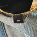 Amiri MX1 Pink Tie Dye Thrasher Blue Denim Jeans Sz 29