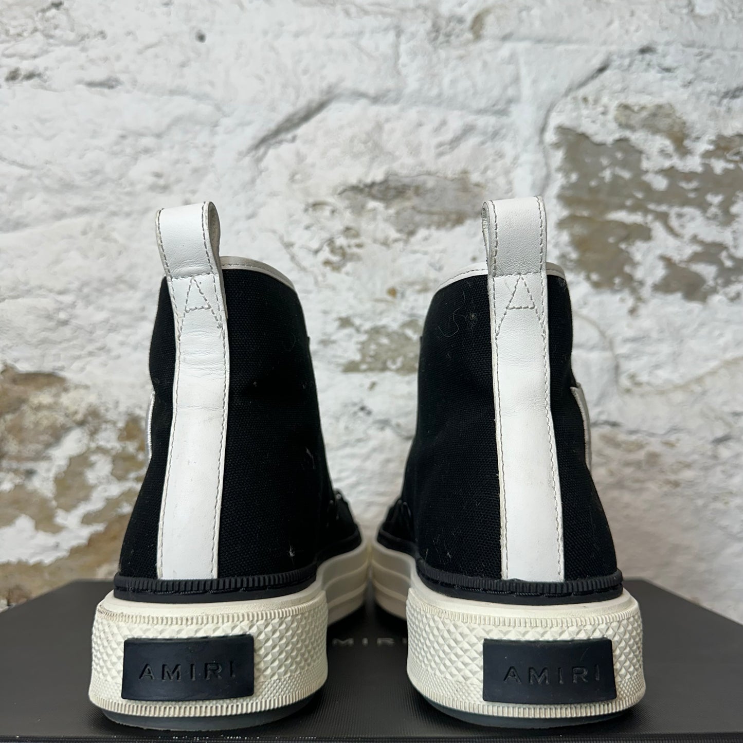 Amiri High White AM Black White Sneaker Sz 11 (44)