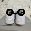 Nike Air Force 1 Low White Black Pebbeled Leather Sz 11.5 DS