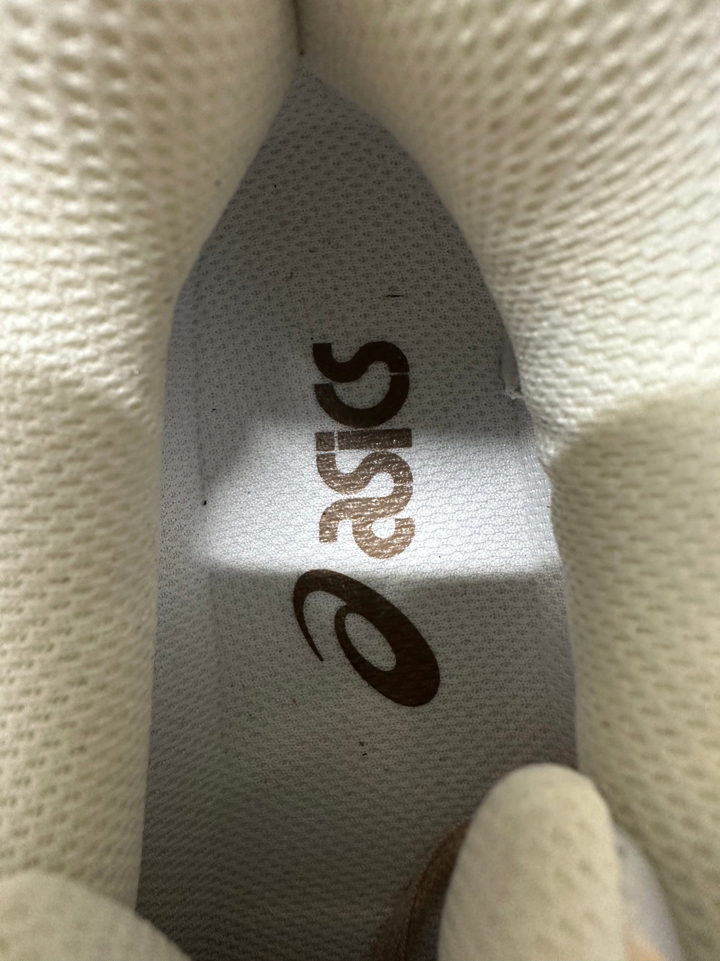 Asics Gel NYC Cream Mineral Beige Pink Sz 6 DS