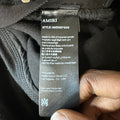 Amiri Plain Black Waxed Denim Jeans Sz 28
