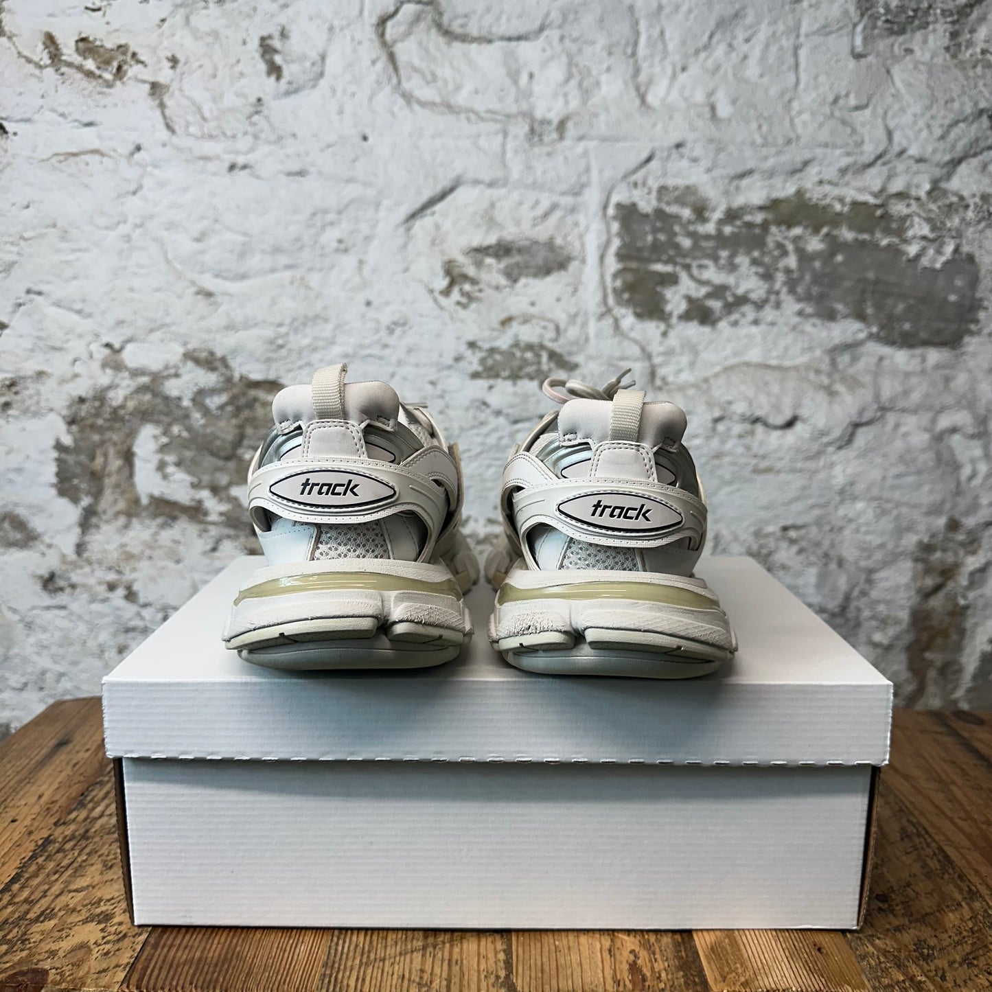 Balenciaga Track Runner Triple White Sneaker Sz 6.5 (39)