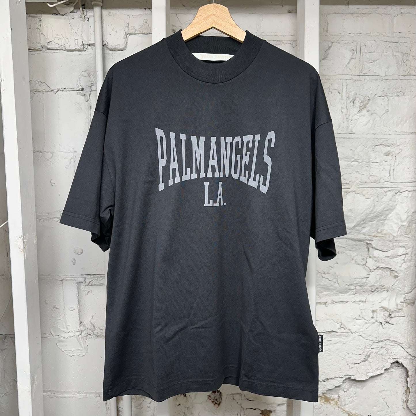 Palm Angels LA Black Grey T-Shirt Sz XS DS