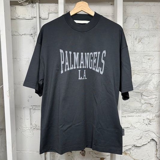 Palm Angels LA Black Grey T-Shirt Sz XS DS