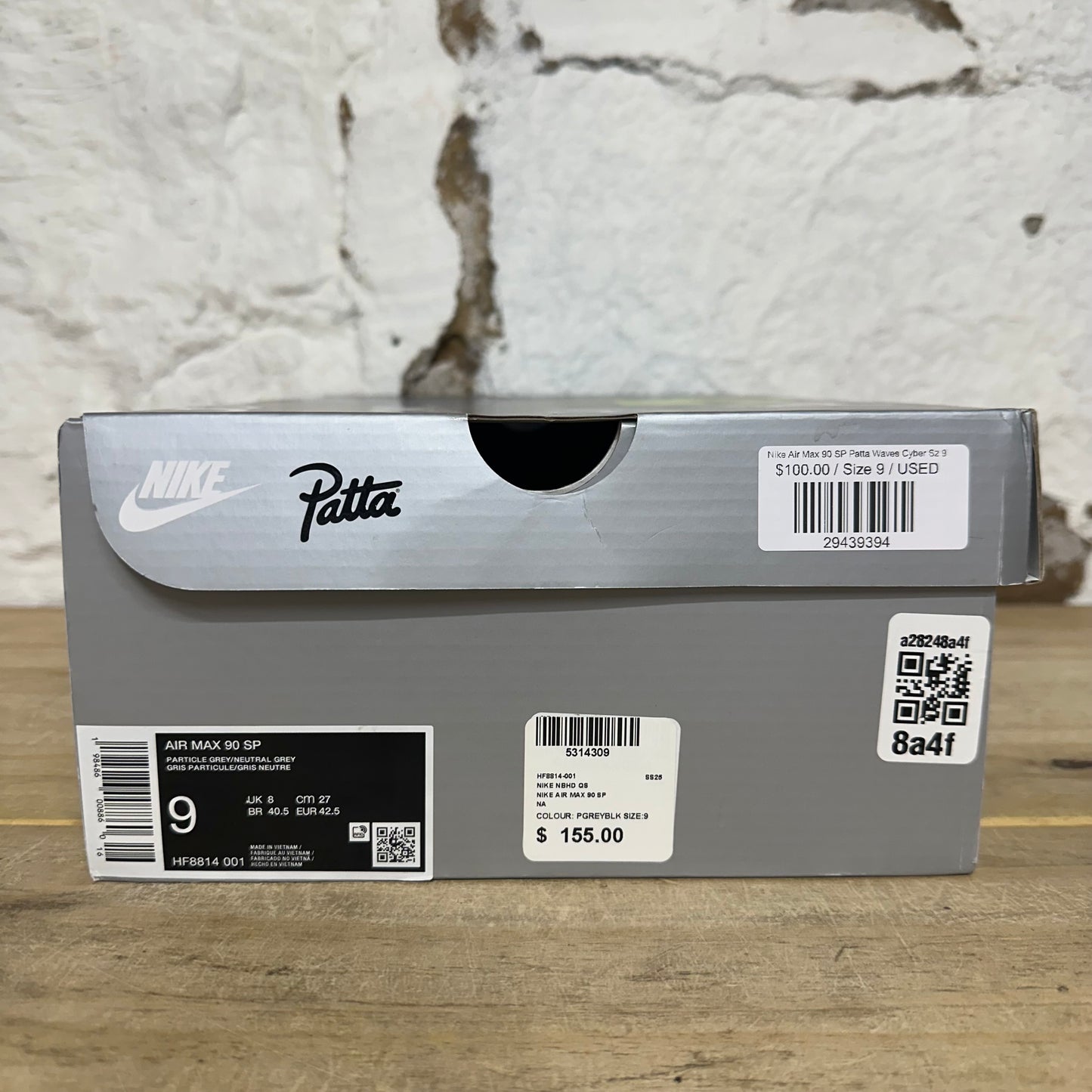Nike Air Max 90 SP Patta Waves Cyber Sz 9